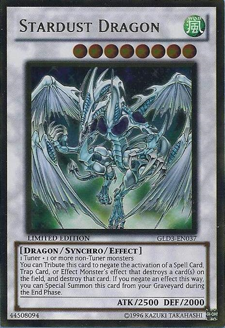 Stardust Dragon [GLD3-EN037] Gold Rare Yu-Gi-Oh!