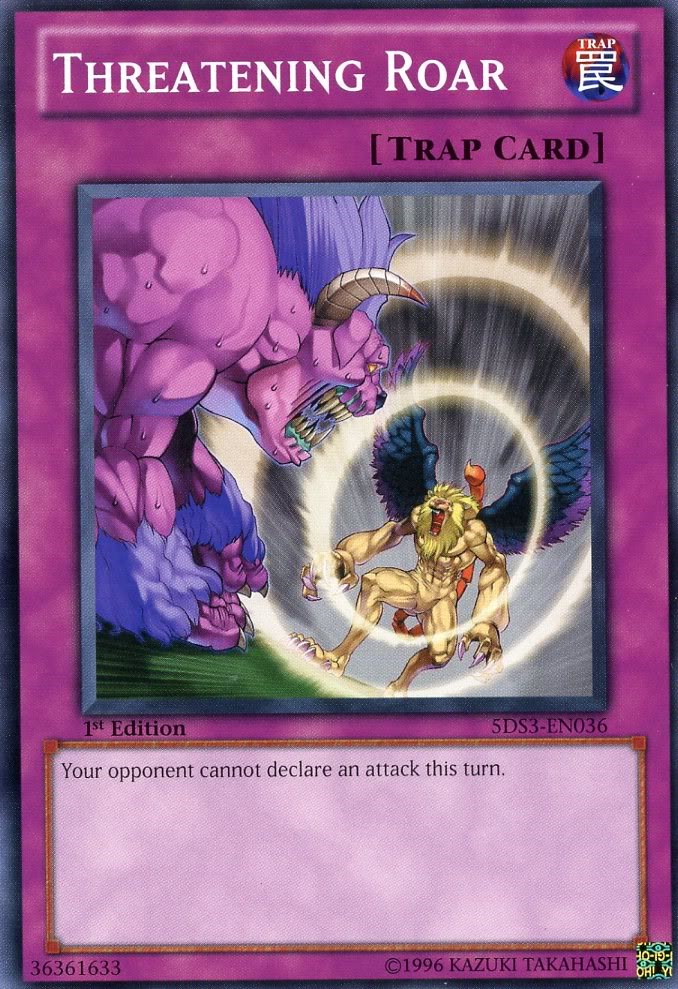 Threatening Roar [5DS3-EN036] Common Yu-Gi-Oh!