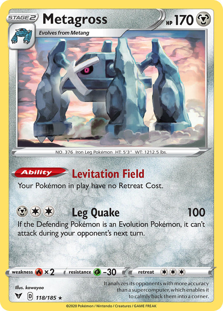 Metagross (118/185) [Sword & Shield: Vivid Voltage] Pokémon