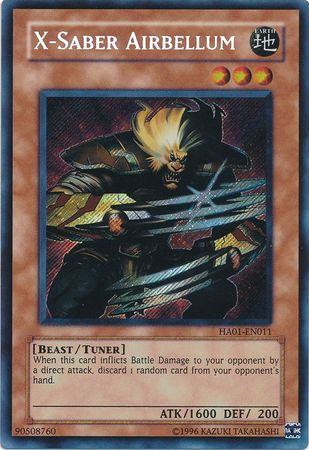 X-Saber Airbellum [HA01-EN011] Secret Rare Yu-Gi-Oh!