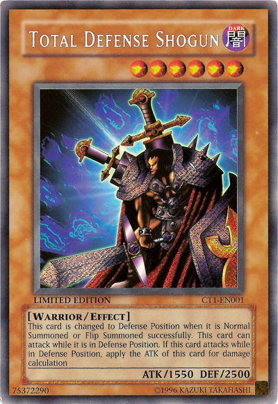 Total Defense Shogun [CT1-EN001] Secret Rare Yu-Gi-Oh!