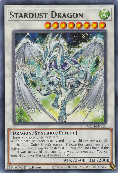 Stardust Dragon [TOCH-EN050] Rare Yu-Gi-Oh!