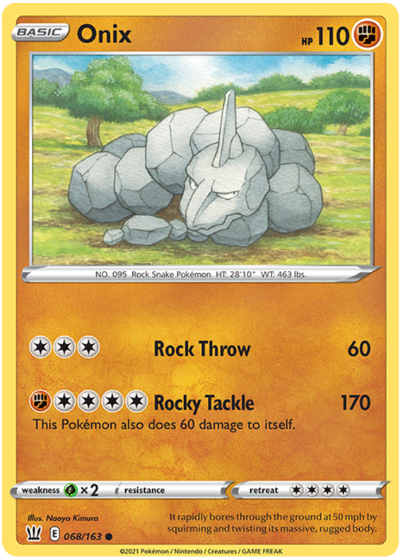 Onix (068/163) [Sword & Shield: Battle Styles] Pokémon