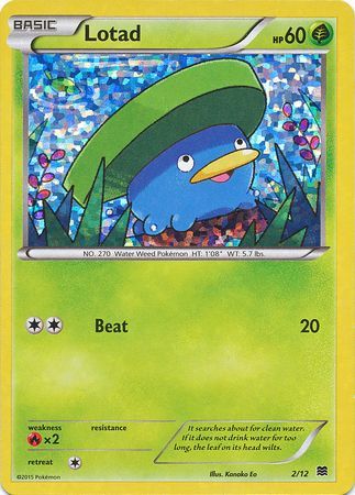 Lotad (2/12) [McDonald's Promos: 2015 Collection] Pokémon