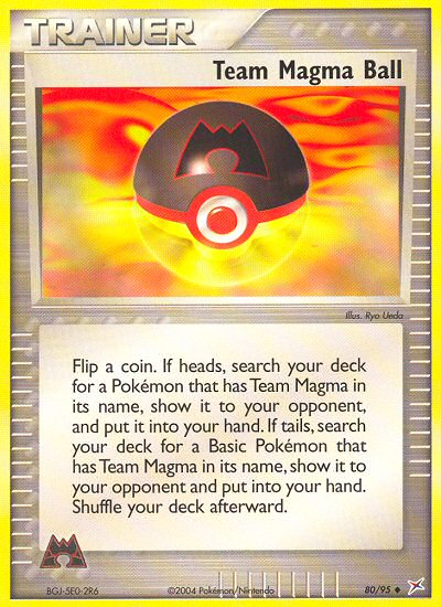 Team Magma Ball (80/95) [EX: Team Magma vs Team Aqua] Pokémon