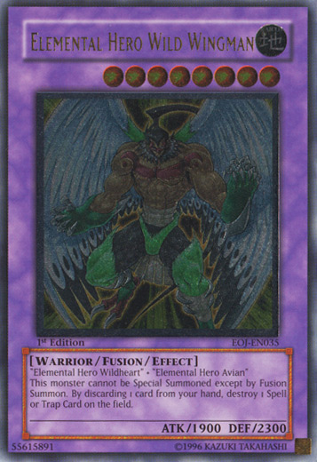 Elemental Hero Wild Wingman [EOJ-EN035] Ultimate Rare Yu-Gi-Oh!