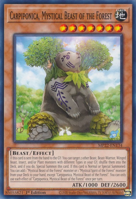 Carpiponica, Mystical Beast of the Forest [MP22-EN134] Common Yu-Gi-Oh!