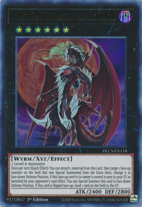 Number 24: Dragulas the Vampiric Dragon [DLCS-EN118] Ultra Rare Yu-Gi-Oh!