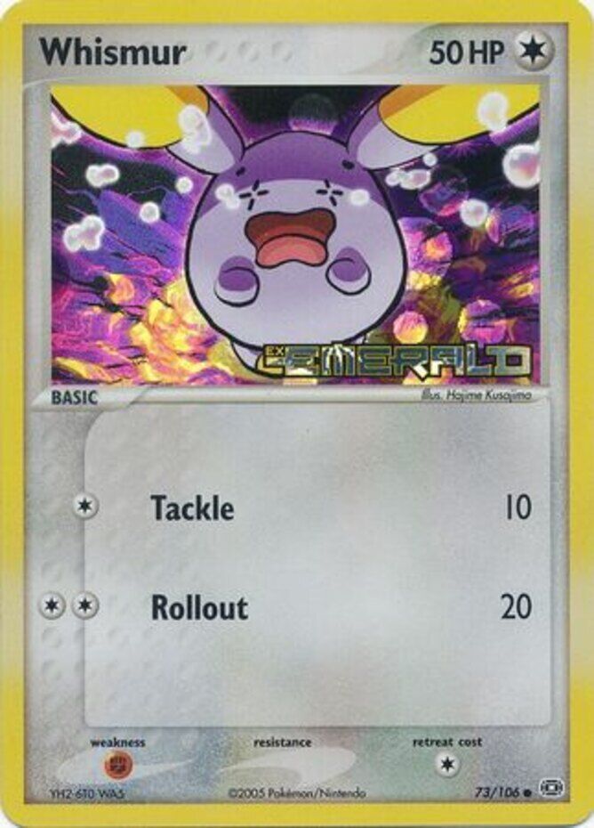 Whismur (73/106) (Stamped) [EX: Emerald] Pokémon