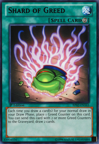 Shard of Greed [BP02-EN165] Mosaic Rare Yu-Gi-Oh!