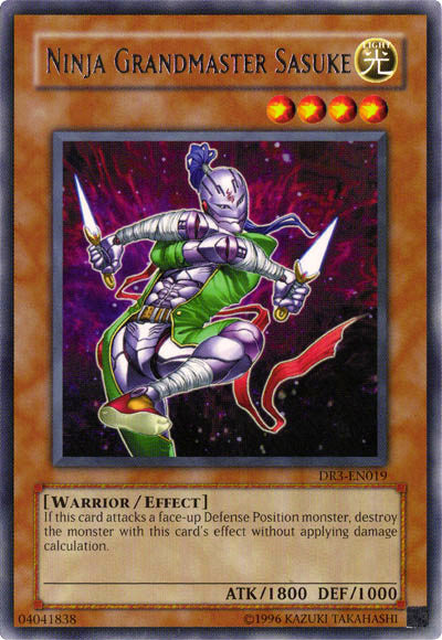 Ninja Grandmaster Sasuke [DR3-EN019] Rare Yu-Gi-Oh!