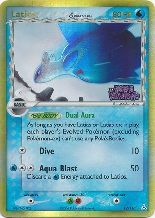Latios (12/110) (Delta Species) (Stamped) [EX: Holon Phantoms] Pokémon