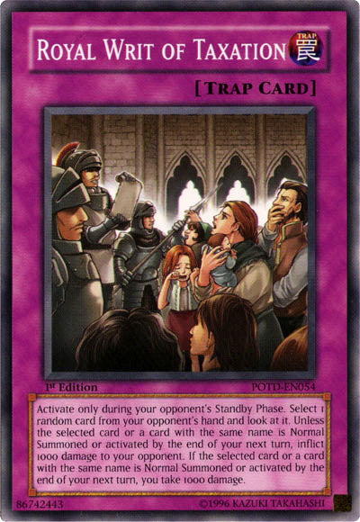 Royal Writ of Taxation [POTD-EN054] Common Yu-Gi-Oh!