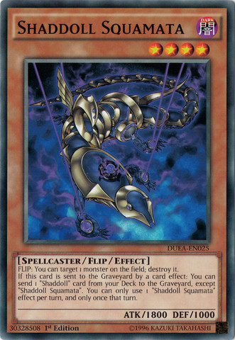 Shaddoll Squamata [DUEA-EN025] Common Yu-Gi-Oh!