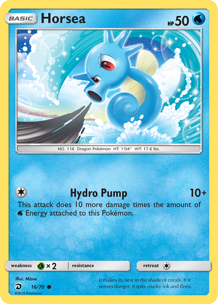 Horsea (16/70) [Sun & Moon: Dragon Majesty] Pokémon