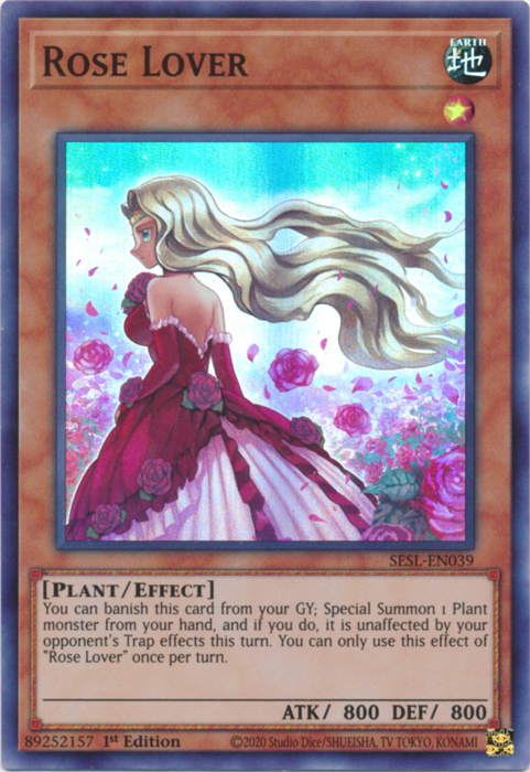 Rose Lover [SESL-EN039] Super Rare Yu-Gi-Oh!