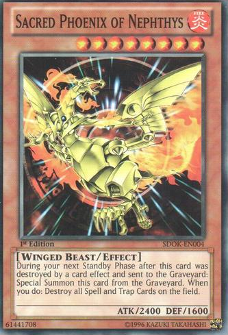 Sacred Phoenix of Nephthys [SDOK-EN004] Common Yu-Gi-Oh!
