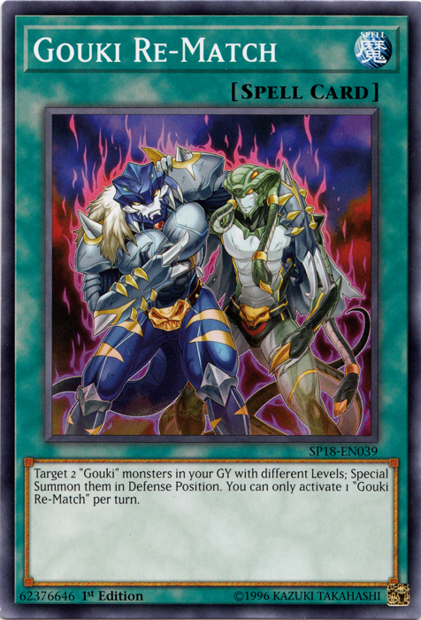 Gouki Re-Match [SP18-EN039] Common Yu-Gi-Oh!