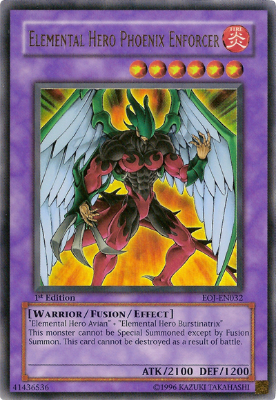 Elemental Hero Phoenix Enforcer [EOJ-EN032] Ultra Rare Yu-Gi-Oh!