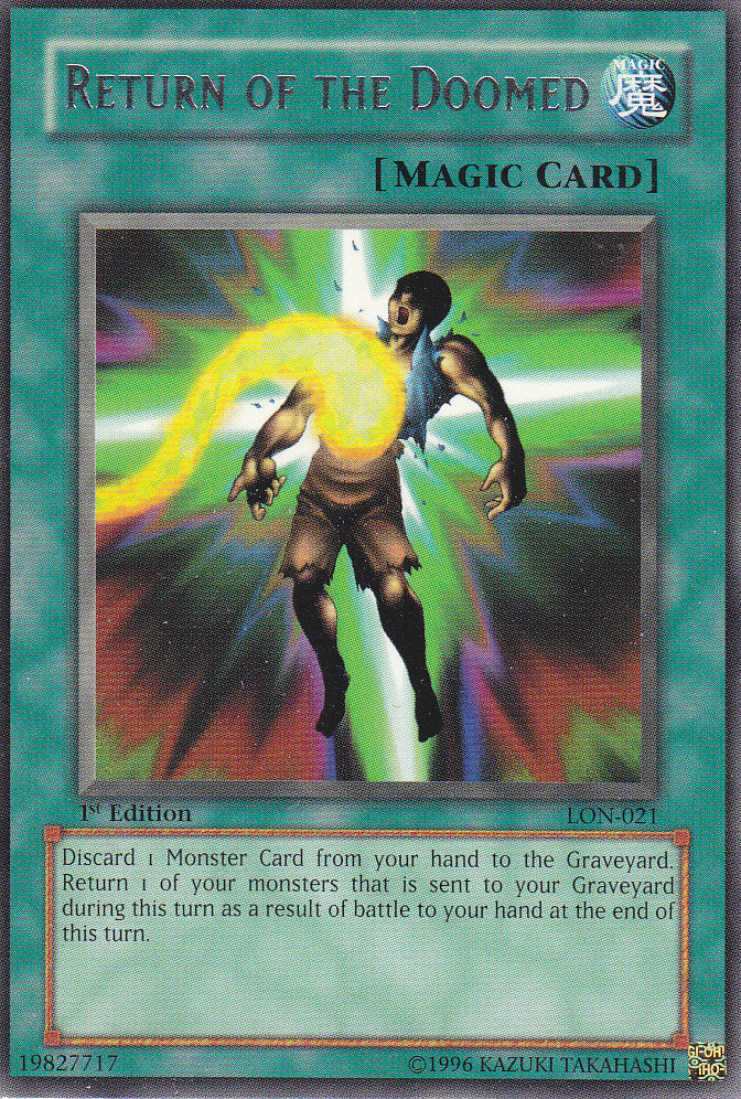 Return of the Doomed [LON-021] Rare Yu-Gi-Oh!