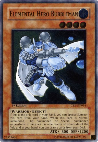Elemental Hero Bubbleman [CRV-EN014] Ultimate Rare Yu-Gi-Oh!