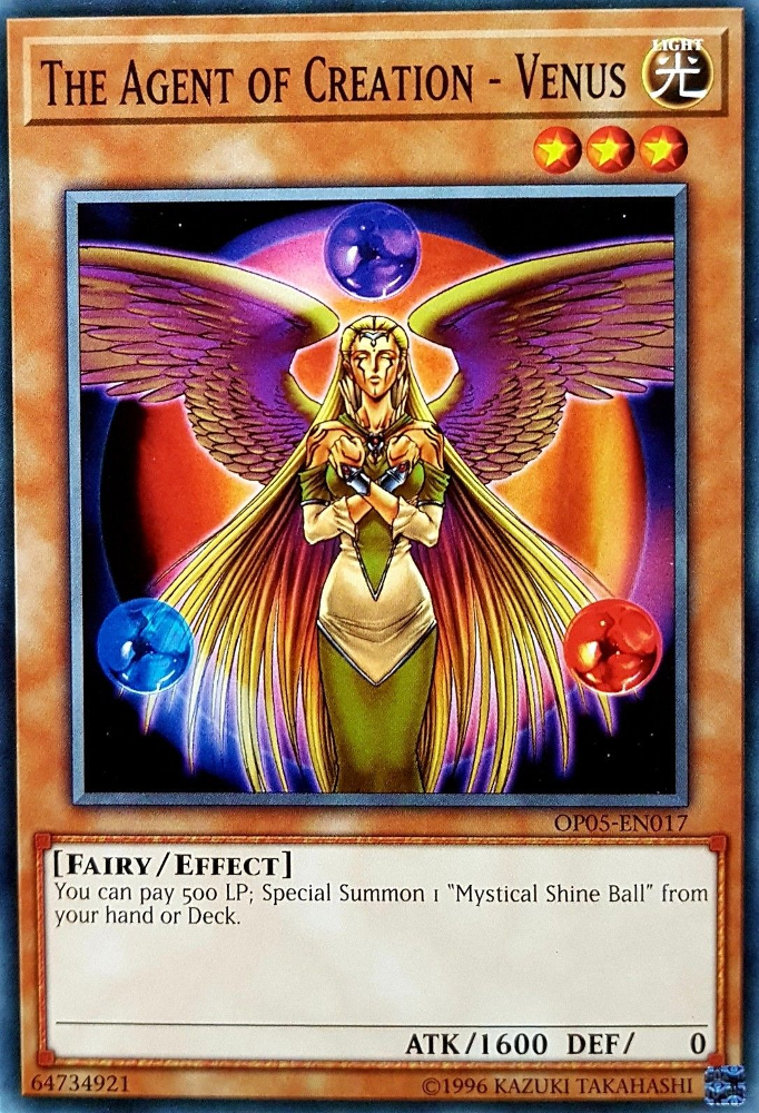 The Agent of Creation - Venus [OP05-EN017] Common Yu-Gi-Oh!