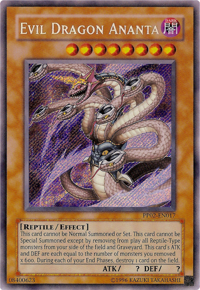 Evil Dragon Ananta [PP02-EN017] Secret Rare Yu-Gi-Oh!