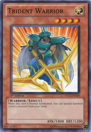 Trident Warrior [YS11-EN019] Common Yu-Gi-Oh!