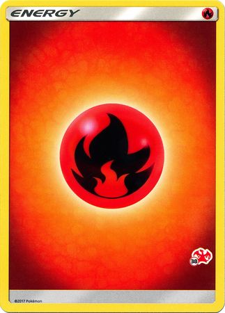 Fire Energy (Charizard Stamp #38) [Battle Academy 2020] Pokémon