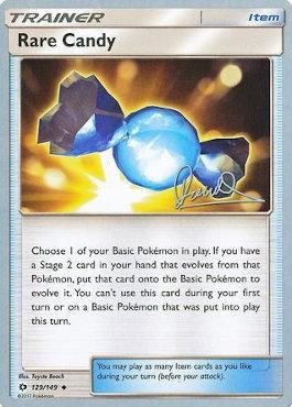 Rare Candy (129/149) (Infinite Force - Diego Cassiraga) [World Championships 2017] Pokémon