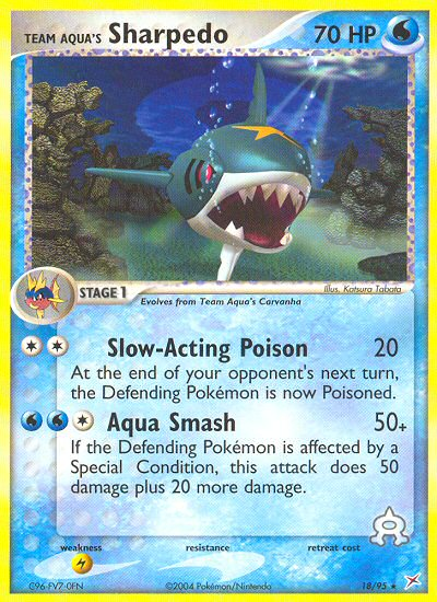 Team Aqua's Sharpedo (18/95) [EX: Team Magma vs Team Aqua] Pokémon