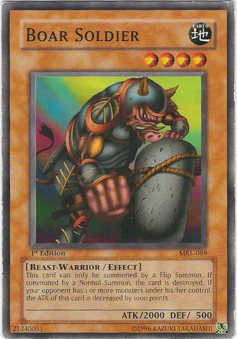 Boar Soldier [MRL-089] Common Yu-Gi-Oh!