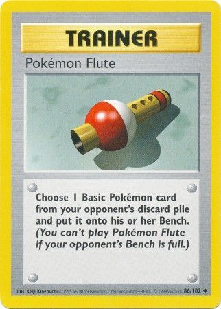 Pokemon Flute (86/102) [Base Set Shadowless Unlimited] Pokémon