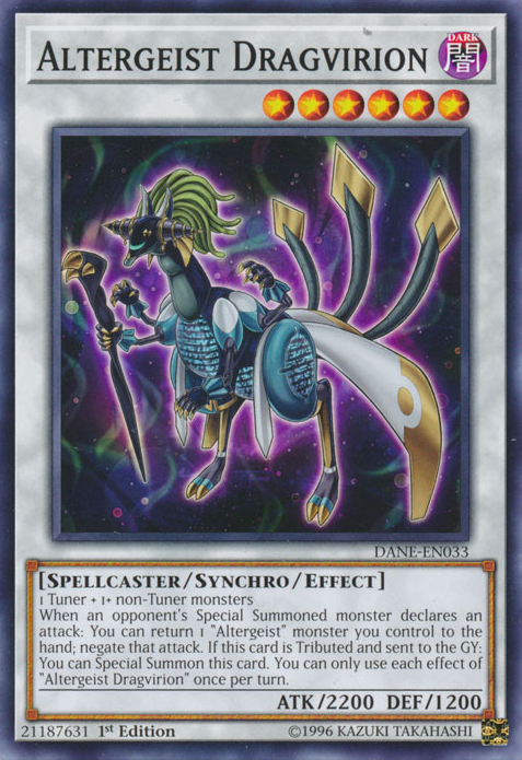Altergeist Dragvirion [DANE-EN033] Common Yu-Gi-Oh!