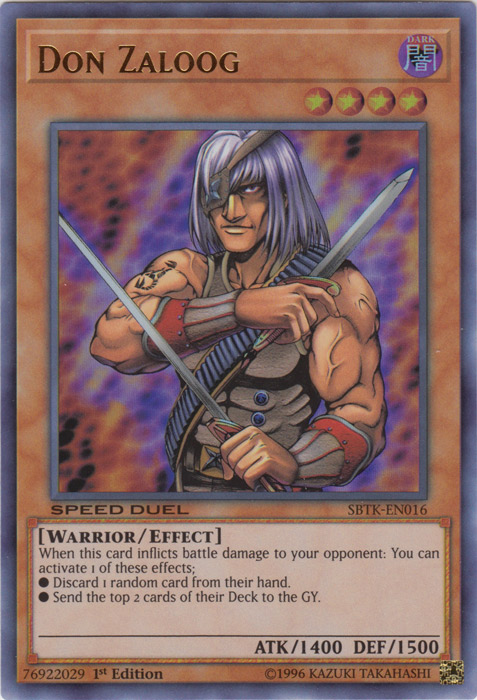 Don Zaloog [SBTK-EN016] Ultra Rare Yu-Gi-Oh!