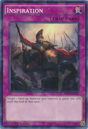 Inspiration [BP03-EN232] Shatterfoil Rare Yu-Gi-Oh!