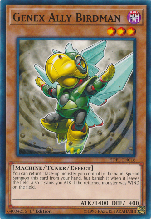 Genex Ally Birdman [SDPL-EN016] Common Yu-Gi-Oh!