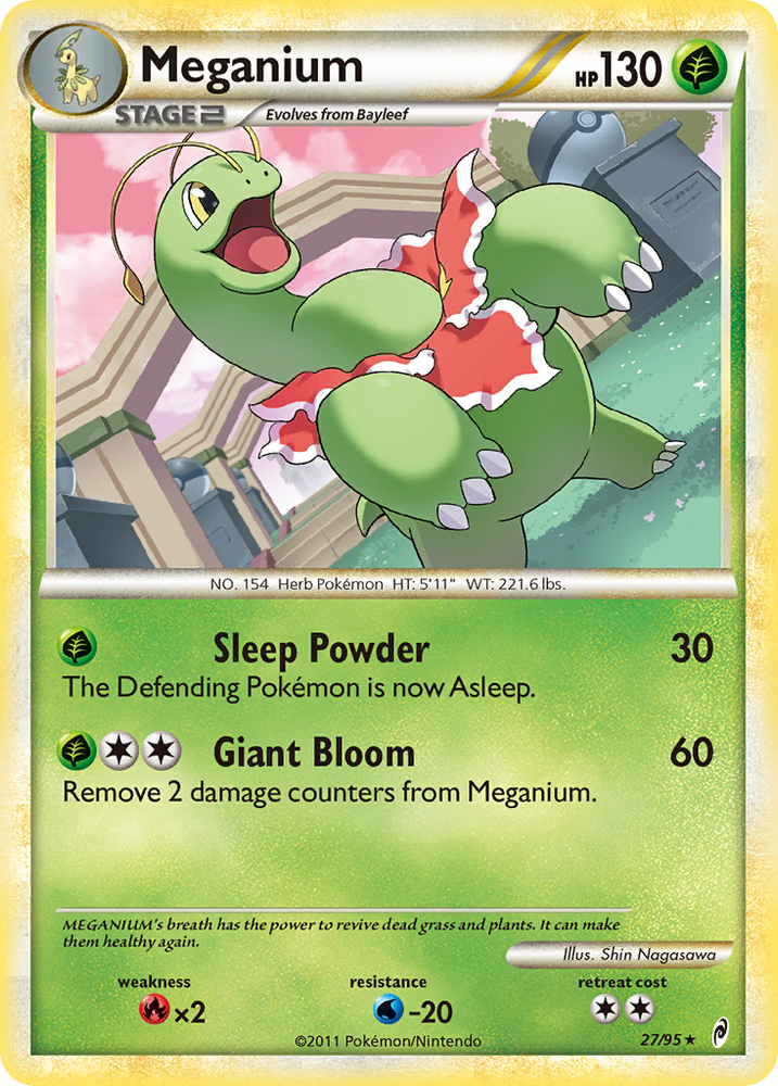 Meganium (27/95) [HeartGold & SoulSilver: Call of Legends] Pokémon