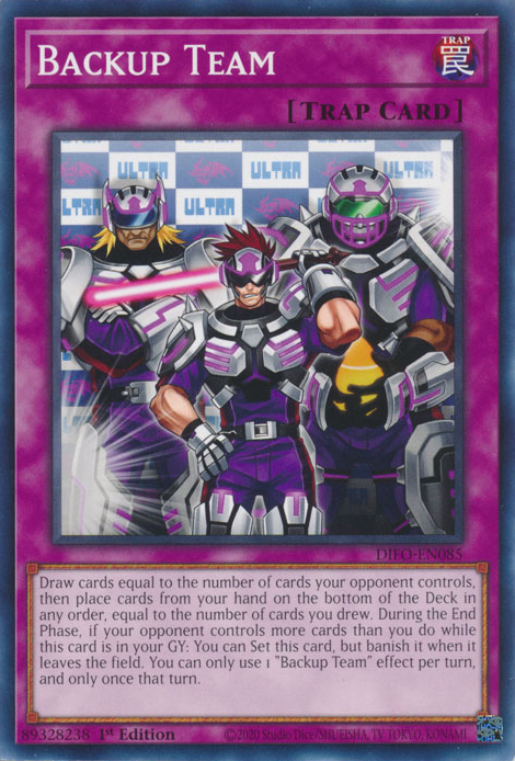 Backup Team [DIFO-EN085] Common Yu-Gi-Oh!