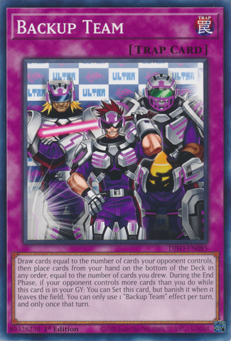 Backup Team [DIFO-EN085] Common Yu-Gi-Oh!