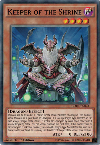 Keeper of the Shrine [CORE-EN024] Common Yu-Gi-Oh!