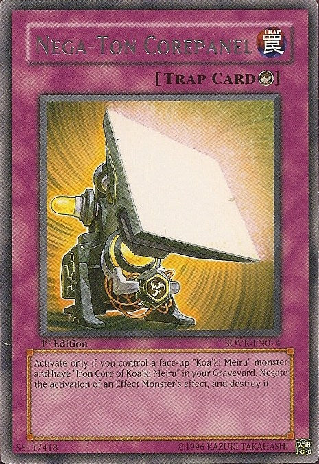 Nega-Ton Corepanel [SOVR-EN074] Rare - Yugioh Cards For Your TCG Needs! Yu-Gi-Oh!
