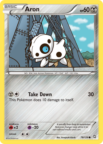 Aron (78/124) [Black & White: Dragons Exalted] Pokémon