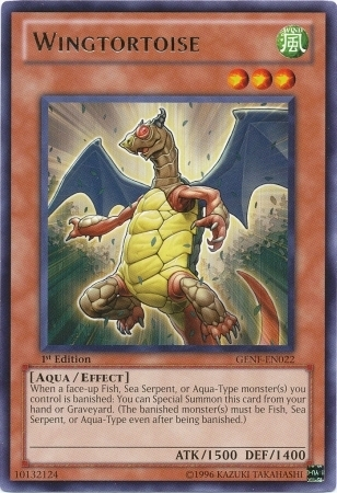 Wingtortoise [GENF-EN022] Rare Yu-Gi-Oh!