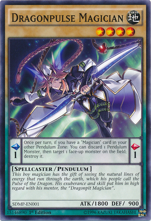 Dragonpulse Magician [SDMP-EN001] Common Yu-Gi-Oh!