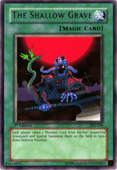The Shallow Grave [PSV-036] Rare Yu-Gi-Oh!