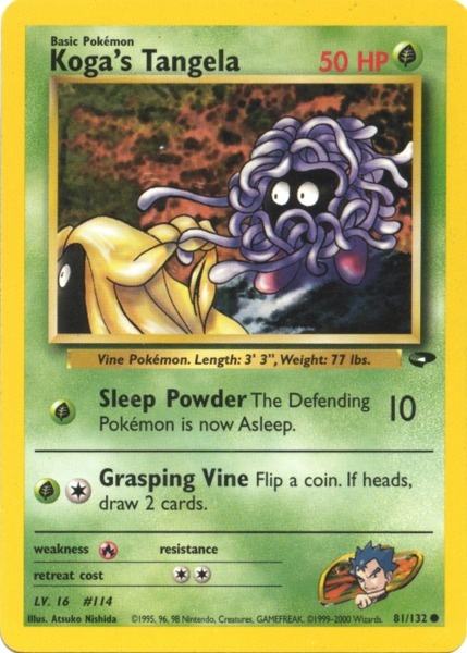 Koga's Tangela (81/132) [Gym Challenge Unlimited] Pokémon