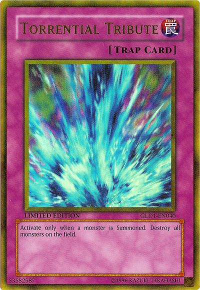 Torrential Tribute [GLD1-EN040] Gold Rare Yu-Gi-Oh!