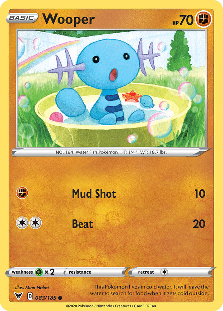 Wooper (083/185) [Sword & Shield: Vivid Voltage] Pokémon
