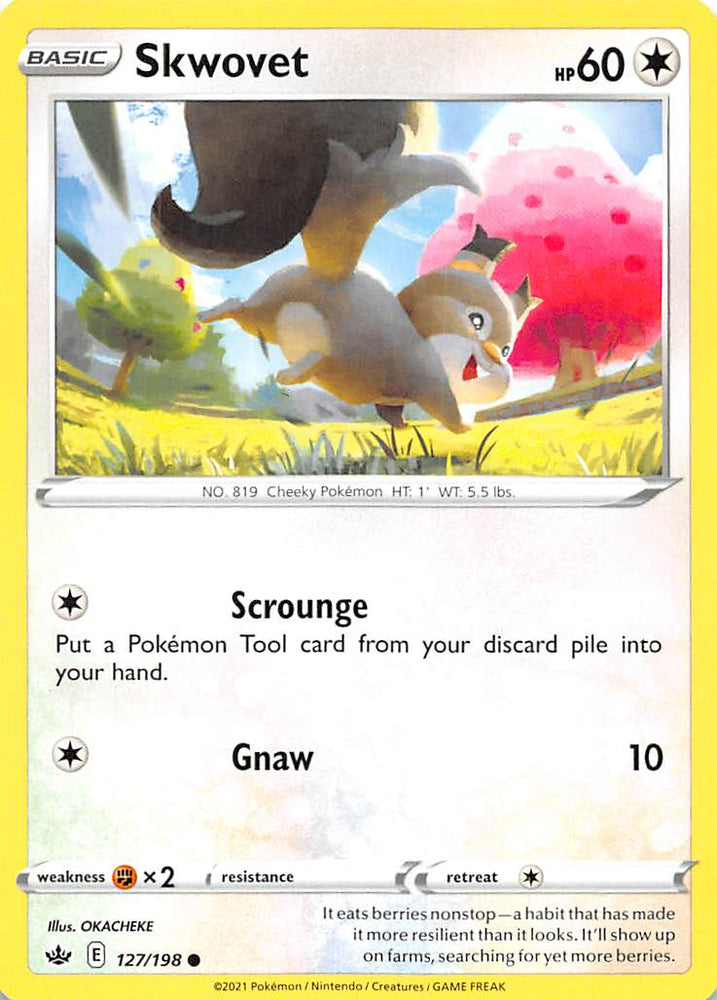 Skwovet (127/198) [Sword & Shield: Chilling Reign] Pokémon